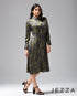 Printed Charm Pleated Dress 60422